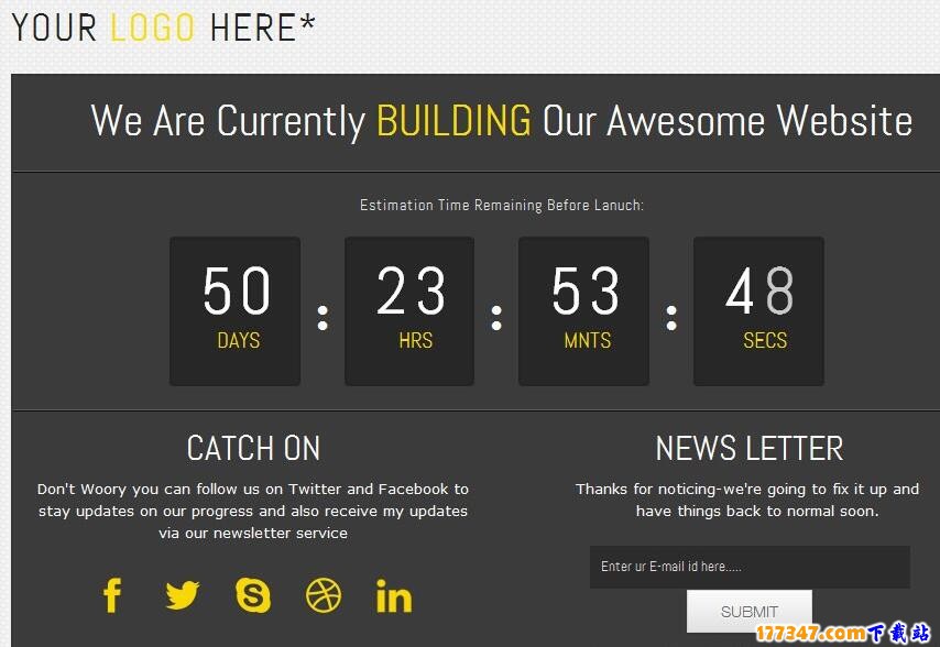 網站正在建設中模板_模板網站搭建_模板網站建站方案