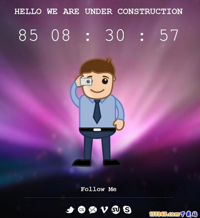 模板網站搭建_模板網站建站方案_網站正在建設中模板